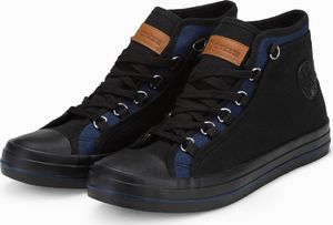 Ombre Buty męskie sneakersy T375 - czarne 42 2