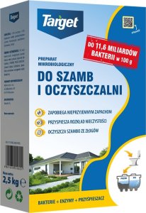 Target Preparat oczyszczający i udrażniający oczyszczalnie przydomowe i szamba 2,5 kg Target 1