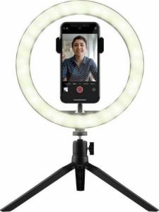 Lampa pierścieniowa Trust Maku Ring Light Vlogging kit (24393) 1