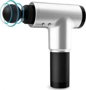 Masażer Platinet PLATINET PISTOLET WIBRACYJNY DO MASAŻU / PLATINET MASSAGE GUN 1500mAh, 3200rpm, 4 massage tips[45619] 1