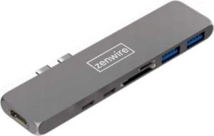 HUB USB Zenwire 2x USB-C  + 2x USB-A 3.0 (1026902325) 1