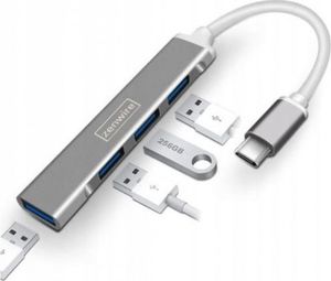 HUB USB Zenwire 4w1 4x USB-A 3.0 (1026902410) 1