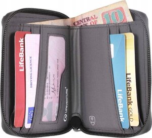 Lifeventure RFID Bi-Fold Wallet, Recycled, Navy Blue 2