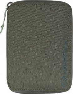 Lifeventure RFID Mini Travel Wallet, Recycled, Olive 1