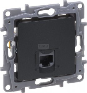 Legrand Niloe Selection Gniazdo RJ45 kat. 6 UTP antracyt 762273 1