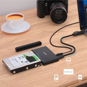 Kieszeń Unitek M.2 NVMe, 2.5"/3.5" SATA - USB-C 3.2 Gen 2 (S1222A) 5