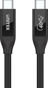 Kabel USB Unitek USB-C - USB-C 0.8 m Czarny (C14100BK-0.8M) 3