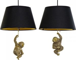 Lampa wisząca DKD Home Decor Lampa Sufitowa DKD Home Decor Złoty Żywica 220 V 50 W Małpa (35.5 x 35.5 x 51 cm) (2 pcs) 1