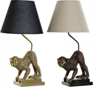 Lampa stołowa DKD Home Decor Lampa stołowa DKD Home Decor Czarny Beżowy Złoty Metal Żywica Małpa (32.5 x 30 x 60 cm) (2 pcs) 1