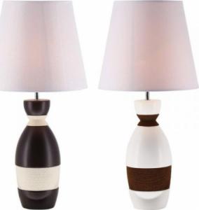 Lampa stołowa DKD Home Decor Lampa stołowa DKD Home Decor Poliester Ceramika Sznurek (2 pcs) (30 x 30 x 61 cm) 1
