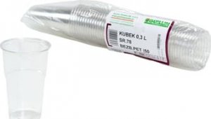 Kreis pack TRANSPARENTNE KUBKI PET ŚR.78MM 0,3L 50 SZT. KP825530 1