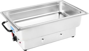 Royal Catering 1148 PODGRZEWACZ STOŁOWY DO POTRAW ELEKTRYCZNY STALOWY GN 1/1 100MM 1148 3