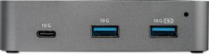 HUB USB StarTech 1x RJ-45 1x USB-C  + 2x USB-A 3.2 Gen1 (HB31C2A1CGS) 4