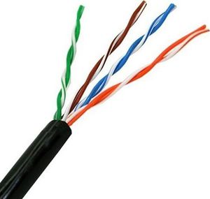 nanocable Kabel Sieciowy Sztywny UTP Kategoria 5e NANOCABLE 10.20.0304-EXT-BK 305 m Czarny 1