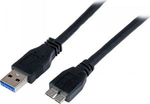 Kabel USB StarTech USB-A - micro-B 1 m Czarny (JAB-1885551) 1