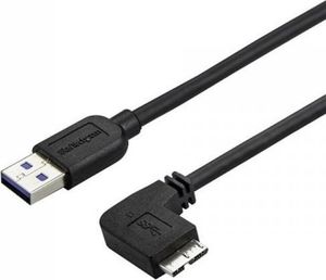 Kabel USB StarTech USB-A - micro-B 2 m Czarny (USB3AU2MRS) 1