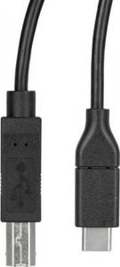 Kabel USB StarTech USB-C - USB-B 0.5 m Czarny (USB2CB50CM) 1