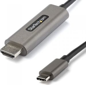 Kabel USB StarTech USB-C - HDMI 1 m Czarno-szary (CDP2HDMM1MH) 1