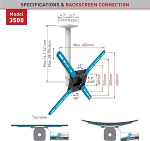 Barkan Uchwyt sufitowy 3500 29'' - 65'' 4