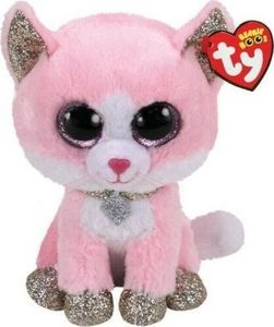 TY Beanie Boos Fiona - różowy kot 24 cm 1