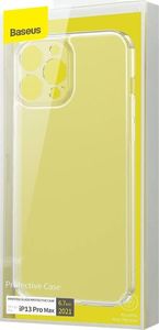 Baseus Etui Baseus Frosted Glass Apple iPhone 13 Pro Max (przezroczyste) 4