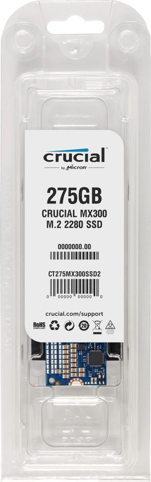 Dysk SSD Crucial 275 GB M.2 2280SS SATA III (CT275MX300SSD4) 1