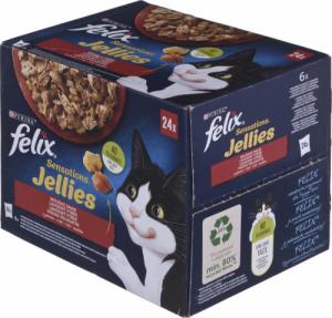 Nestle SENSATIONS WIEJSKIE SMAKI w galaretce (wołowina, kura, kaczka, jagnięcina) saszetki 24x85g 2