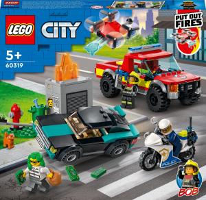 LEGO City Akcja strażacka i policyjny pościg (60319) 1