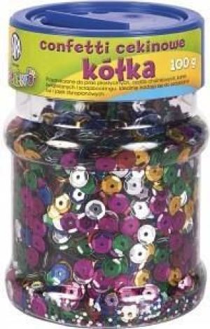 Astra CONFETTI CEKINOWE KÓŁKA MIX KOLORÓW 100G 48364863 1