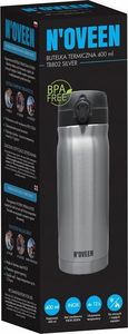 Noveen Butelka Termiczna NOVEEN 400 ml TB802 silver 3