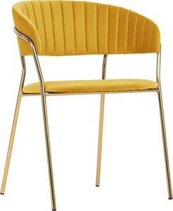 King Home Krzesło MARGO żółte 1