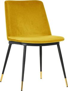 King Home Krzesło DIEGO żółte 1