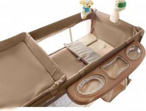 KinderKraft Łóżeczko turystyczne z akcesoriami Beżowe (KKJOY00BEG000Z) 5