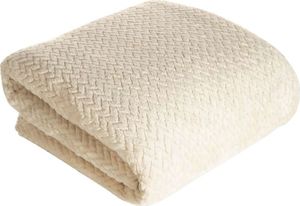 Eurofirany Koc 70 x 160 Flanelowy Design Cindy3 Beż 1