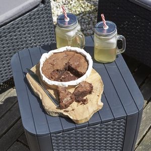 Allibert Allibert Zestaw mebli ogrodowych Iowa, 3 części, grafitowy 3