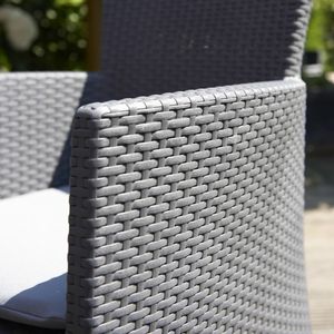 Allibert Allibert Zestaw mebli ogrodowych Iowa, 3 części, grafitowy 6