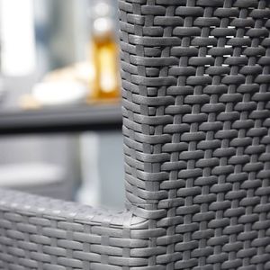 Allibert Allibert Zestaw mebli ogrodowych Iowa, 3 części, grafitowy 8