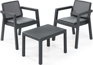 Keter Zestaw mebli na balkon Emily, grafitowy 2