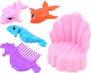 Anlily Anlily Zestaw lalki Syrenki kolorowe rybki ZA3921 6