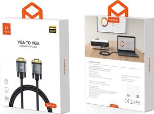 Kabel Mcdodo D-Sub (VGA) - D-Sub (VGA) 3m czarny 6