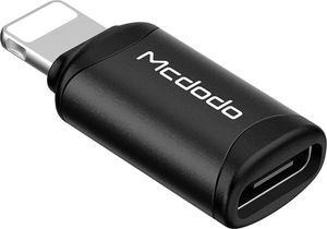 Adapter USB Mcdodo OT-7680 Lightning - USB-C Czarny  (MDD78) 1