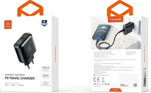 Ładowarka Mcdodo Digital 1x USB-A 1x USB-C 3 A (CH-7170) 11