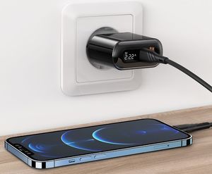 Ładowarka Mcdodo Digital 1x USB-A 1x USB-C 3 A (CH-7170) 5