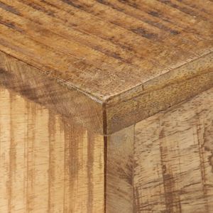 vidaXL Stolik kawowy, 68x68x41 cm, surowe drewno mango 2