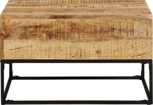 vidaXL Stolik kawowy, 68x68x41 cm, surowe drewno mango 3