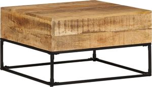 vidaXL Stolik kawowy, 68x68x41 cm, surowe drewno mango 7