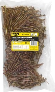 MCFIX WKRĘT DO DREWNA OCYNK ŻÓŁTY 6.0*130MM GWINT NIEPEŁNY 3