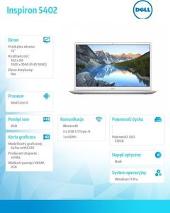 Laptop Dell Inspiron 5402 (5402-8390) 2