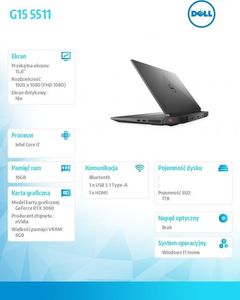 Laptop Dell Inspiron G15 5511 (5511-3438) 4