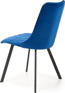 Halmar Krzesło K450 VELVET granatowe 3